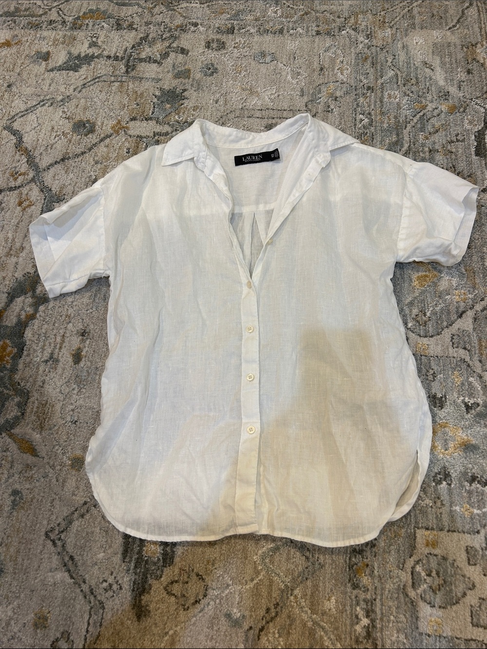 NWOT Ralph Lauren Linen Button Up